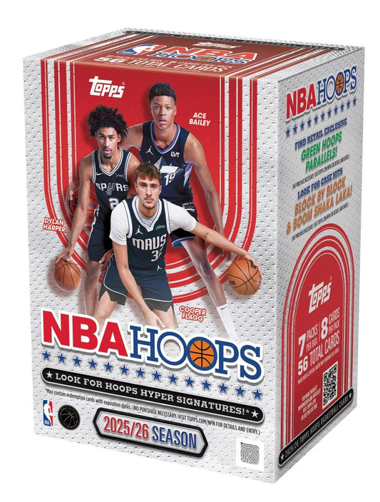 PRE-ORDER 2025/26 Topps NBA Hoops Basketball Blaster Box