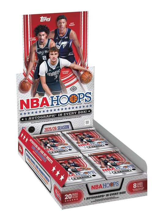 PRE-ORDER 2025/26 Topps NBA Hoops Basketball Hobby Box