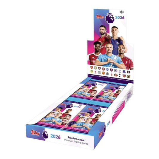 PRE-ORDER 2026 Topps Premier League Soccer Hobby Box