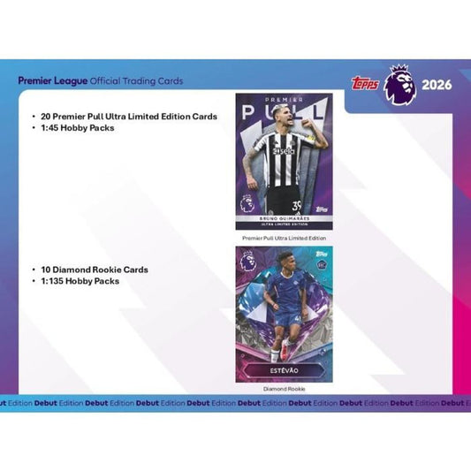 PRE-ORDER 2026 Topps Premier League Soccer Hobby Box