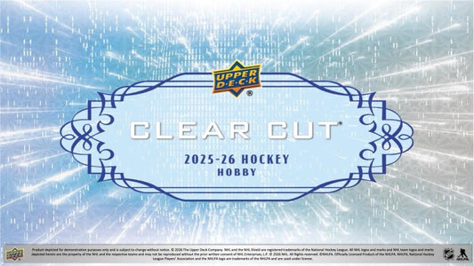PRE-ORDER 2026/26 Upper Deck Clear Cut Hockey Hobby Box