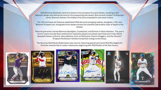 PRE-ORDER 2026 Bowman Baseball Blaster Box