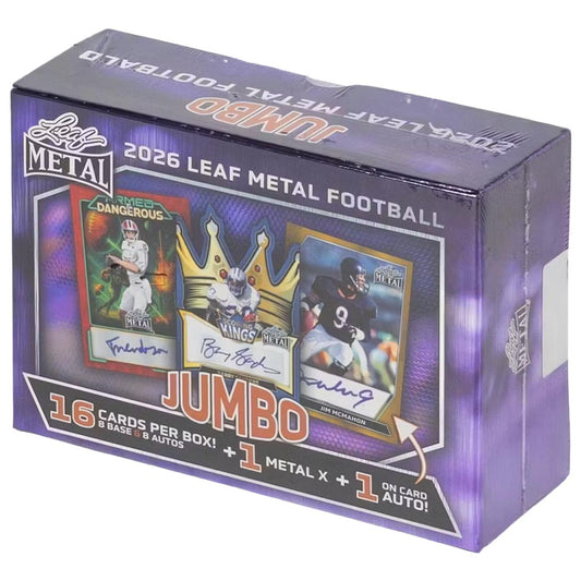  2026 Leaf Metal Football Jumbo Box