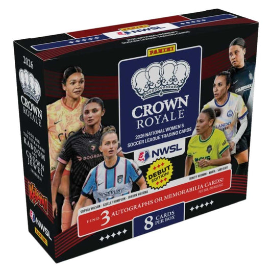 2026 Panini Crown Royale NWSL Soccer Hobby Box