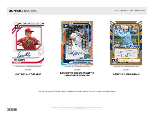 PRE-ORDER 2026 Panini Donruss Baseball Hobby Box
