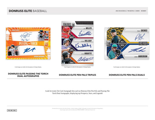 2026 Panini Donruss Elite Baseball Hobby Box