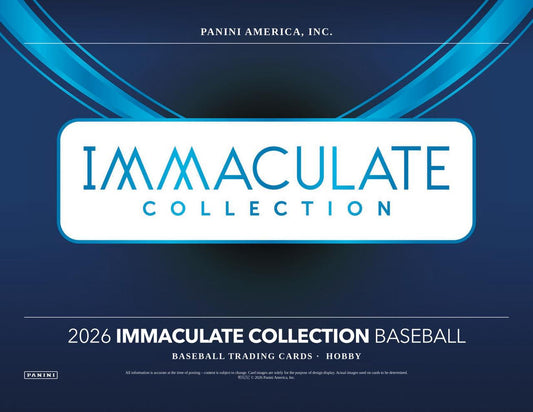 PRE-ORDER 2026 Panini Immaculate Baseball Hobby Box