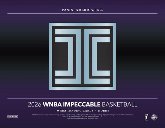 PRE-ORDER 2025/26 Panini Impeccable WNBA Hobby