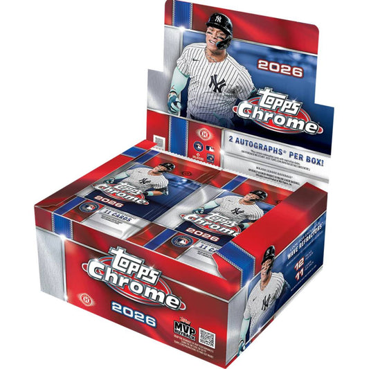 PRE-ORDER 2026 Topps Chrome Baseball Jumbo Box