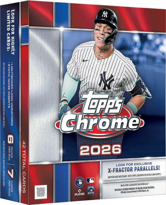 PRE-ORDER 2026 Topps Chrome Baseball Mega Box