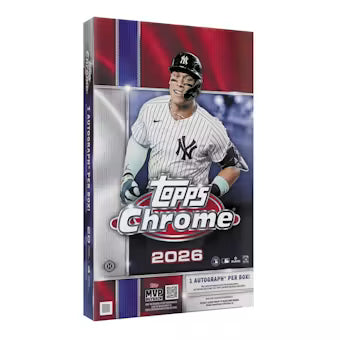 PRE-ORDER 2026 Topps Chrome Baseball Hobby Box