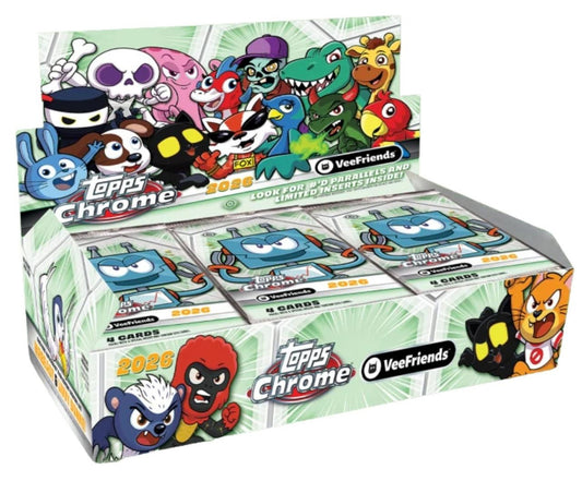 PRE-ORDER 2026 Topps VeeFriends Chrome Hobby Box