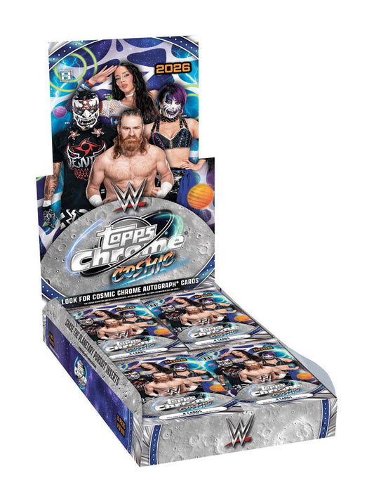 PRE-ORDER 2026 Topps Cosmic Chrome WWE Hobby Box
