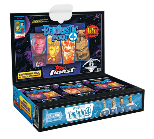 PRE-ORDER 2026 Topps Marvel Finest The Fantastic Four 65th Anniversary Hobby Box