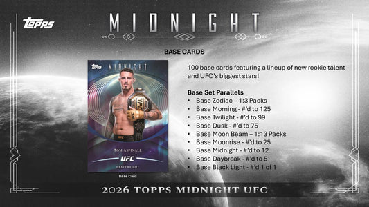 PRE-ORDER 2026 Topps UFC Midnight Hobby Box