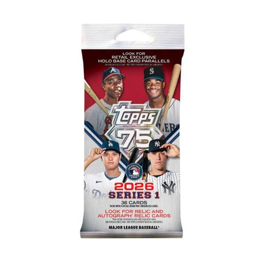 PRE-ORDER 2026 Topps Series 1 Baseball Fat Pack