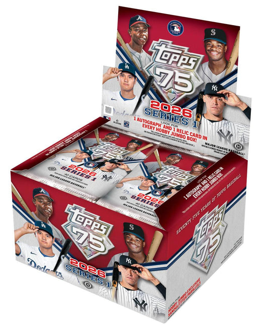PRE-OrDEr2026 Topps Series 1 Baseball Jumbo Box