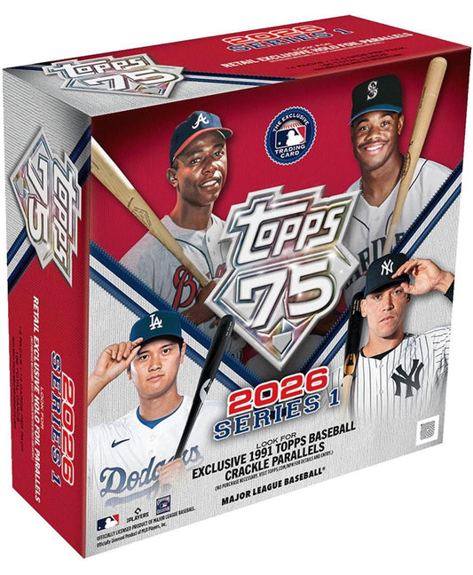 PRE-ORDER 2026 Topps Series 1 Baseball Mega Box