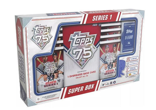PRE-ORDER 2026 Topps Series 1 Baseball Super Box