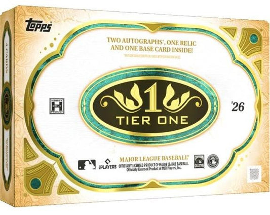 PRE-ORDER 2026 Topps Tier One Baseball Hobby