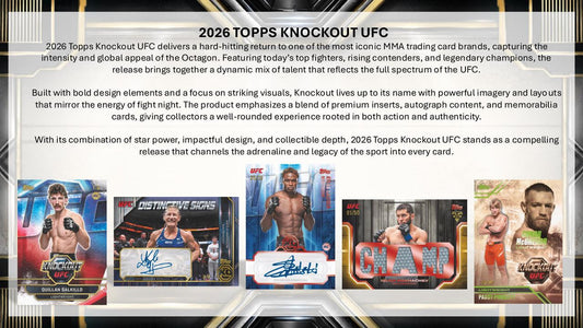 PRE-ORDER 2026 Topps Knockout UFC Hobby