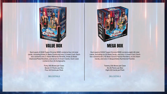 PRE-ORDER 2026 Topps Chrome WWE Hobby Box