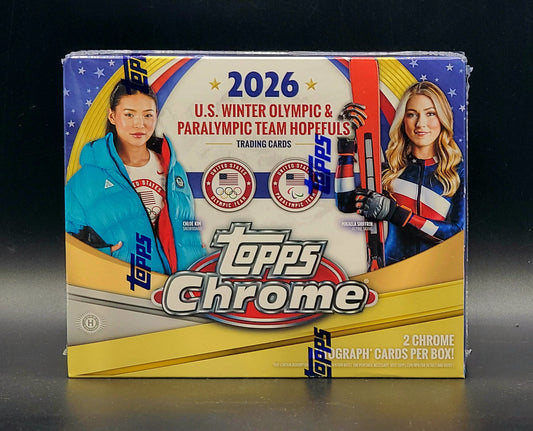 2026 Topps Chrome US Olympic & Paralympic Hopefuls Hobby Box