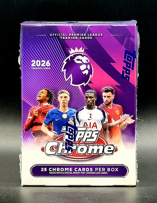 2026 Topps Chrome Premier League EPL Blaster Box