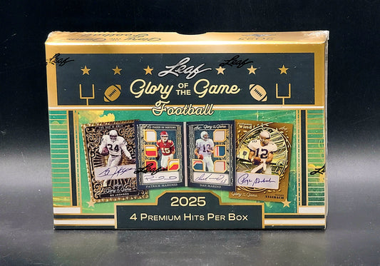2025 Leaf Glory of the Game Football Hobby Box