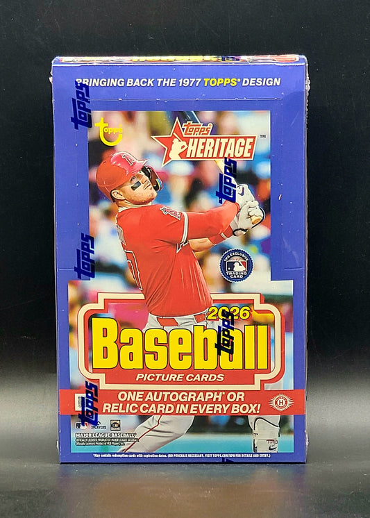 2026 Topps Heritage Baseball Hobby Box