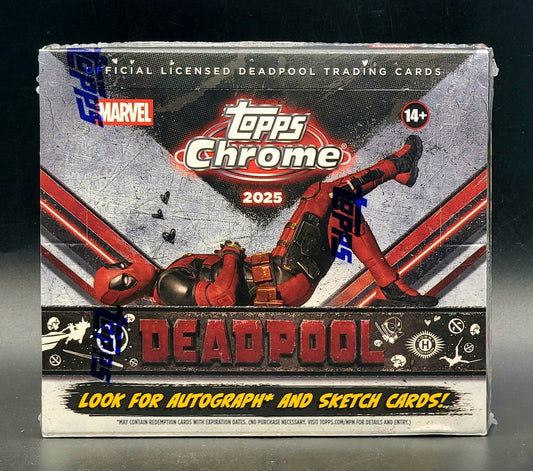 2025 Topps Chrome Marvel Deadpool Hobby Box