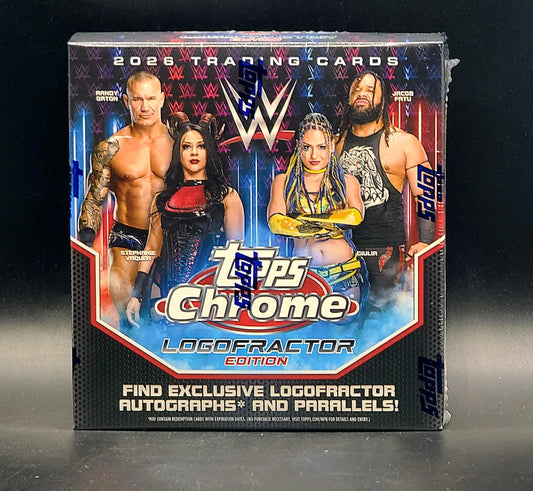 2026 Topps Chrome WWE Logofractor Edition Box