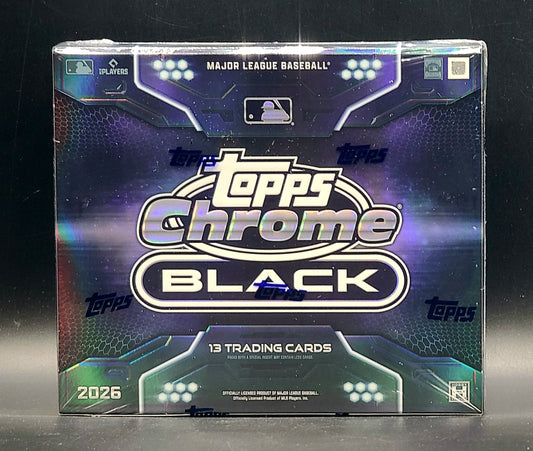 PRE-ORDER 2026 Topps Chrome Black Baseball Hobby Box