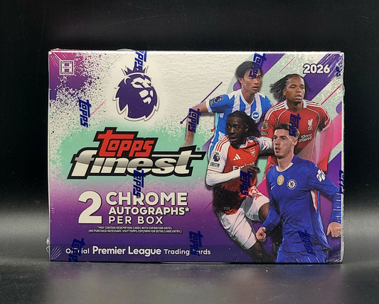 2026 Topps Finest Premier League Soccer Hobby Box