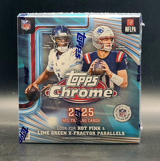 PRE-ORDER 2025 Topps Chrome Football Mega Box