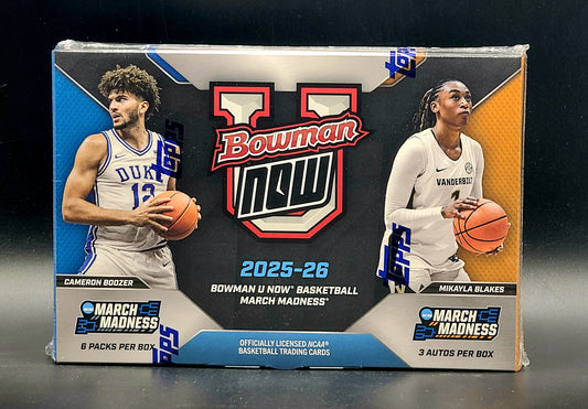 2025/26 Bowman University NOW March Madness Basketball Hobby Box