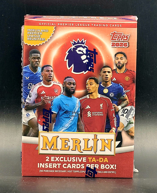 2026 Topps Merlin Premier League Soccer Blaster Box