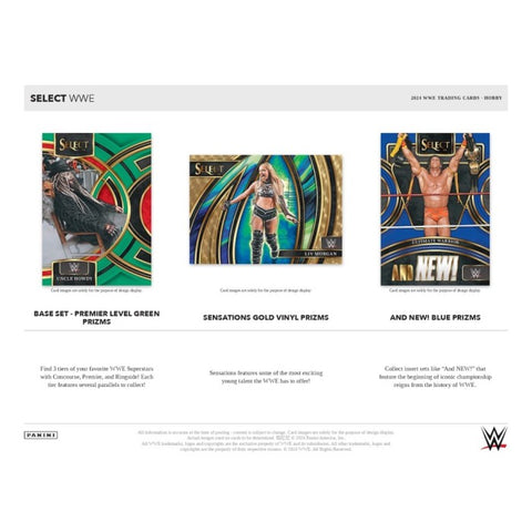 PRE-ORDER 2024 Panini Select WWE Hobby Box