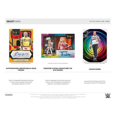 PRE-ORDER 2024 Panini Select WWE Hobby Box