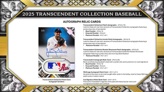 PRE-ORDER 2025 Topps Transcendent Collection Baseball Hobby Case