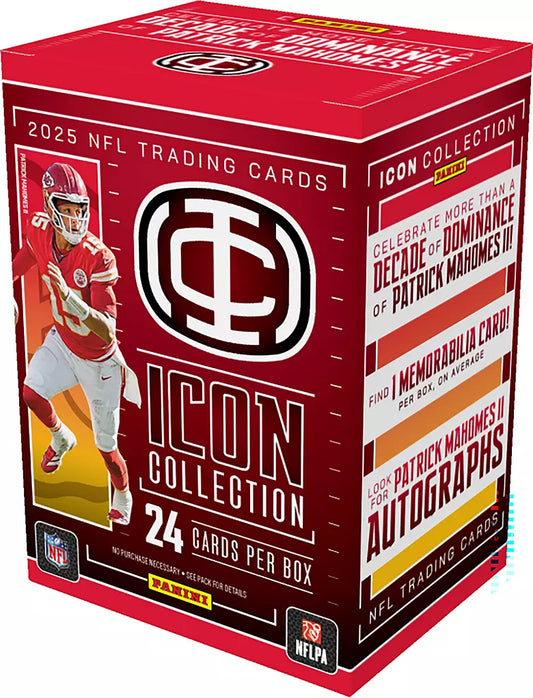 PRE-ORDER  2025 Panini Authentically Mahomes Icon Collection Football Blaster Box