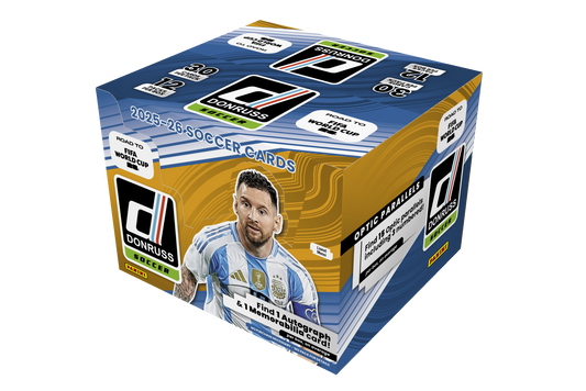 PRE-ORDER 2025/26 Panini Donruss Road To FIFA World Cup 26 Soccer Hobby Box