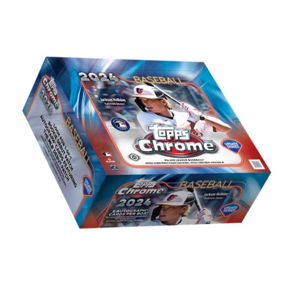 PRE-ORDER 2024 Topps Chrome Update Series Baseball Jumbo Box