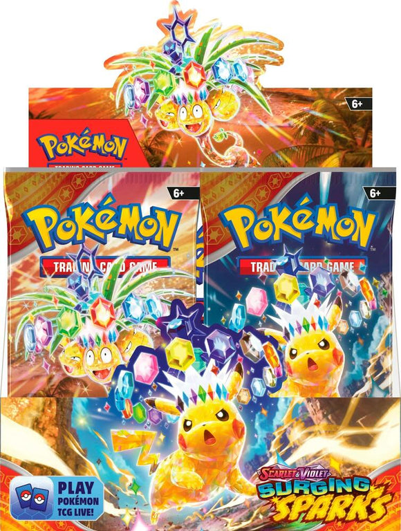 PRE-ORDER Pokemon Scarlet & Violet Surging Sparks Booster Box