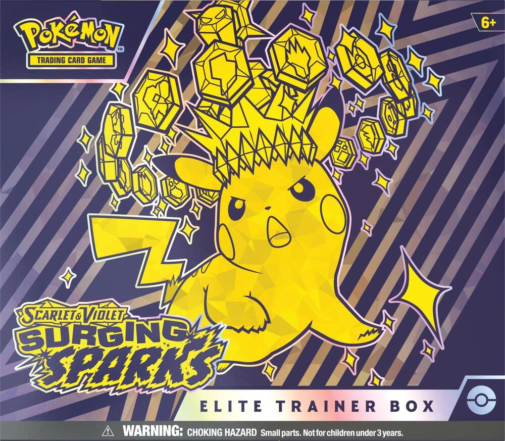 PRE-ORDER Pokemon Scarlet & Violet Surging Sparks Elite Trainer Box