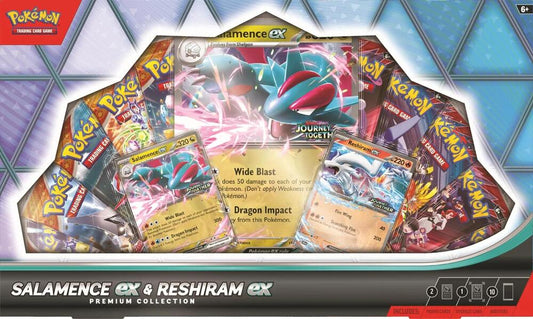 Pokemon Salamence & Reshiram EX Premium Collection Box