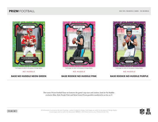2023 Panini Prizm Football No Huddle Box