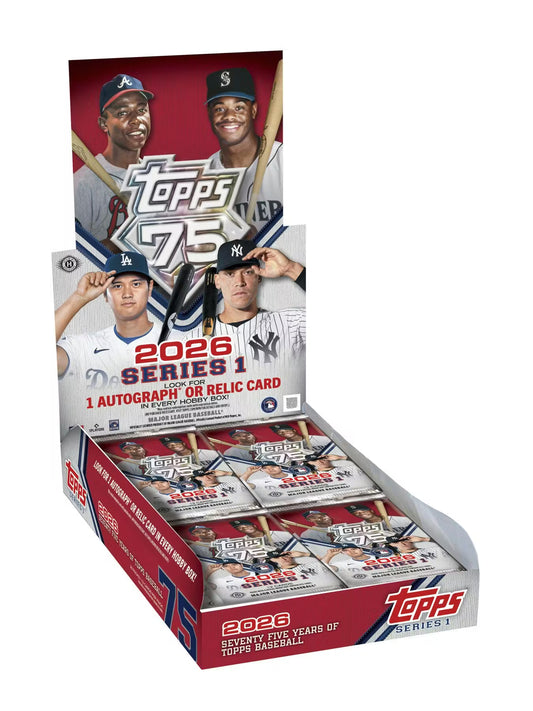 PRE-ORDER 2026 Topps Series 1 Baseball Hobby Box