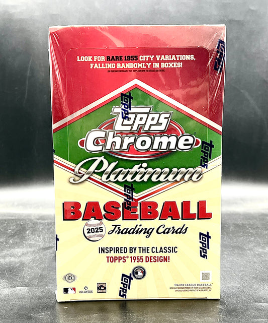 2025 Topps Chrome Platinum Baseball Hobby Box
