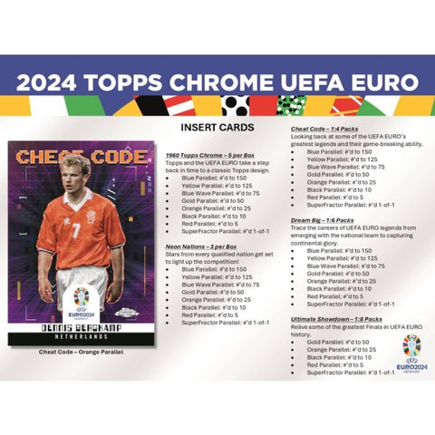 PRE-ORDER 2023/24 Topps UEFA Euro Chrome Soccer Hobby Box